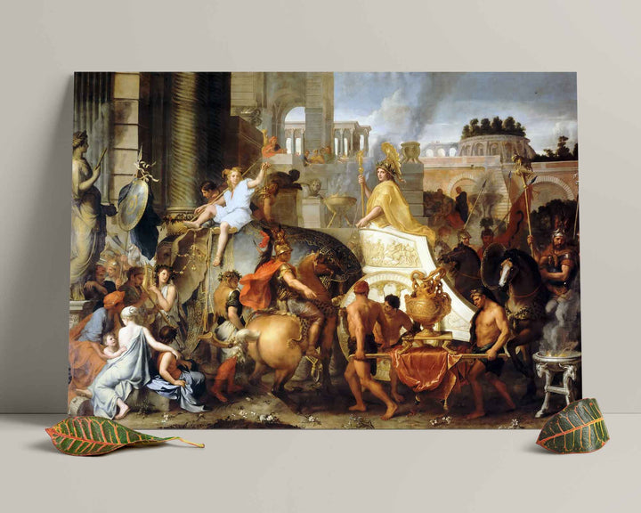 Alexander Entering Babylon Framed Print, Canvas, Poster
