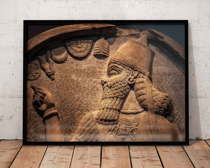 Shamshi-Adad V Framed Print, Canvas, Poster