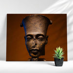 Amun-Ra Bust Framed Print, Canvas, Poster | Egypt | Egyptian | Pharaoh | African | God | Deity | Worship | Sun | Ra | Ancient Wall Art Décor