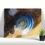 Eye of the Sahara, Richat Structure - Framed Print, Canvas, Poster | Africa | Desert | Atlantis | Earth | History | Ancient Wall Art Décor