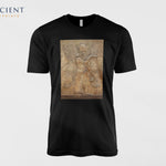Assyrian Winged Genie Apkallu Unisex T Shirt - Babylon | Sumerian | Assyrian | Akkadian | Mesopotamian | Anunnaki - Ancient God Clothing