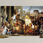 Alexander Entering Babylon Framed Print, Canvas, Poster