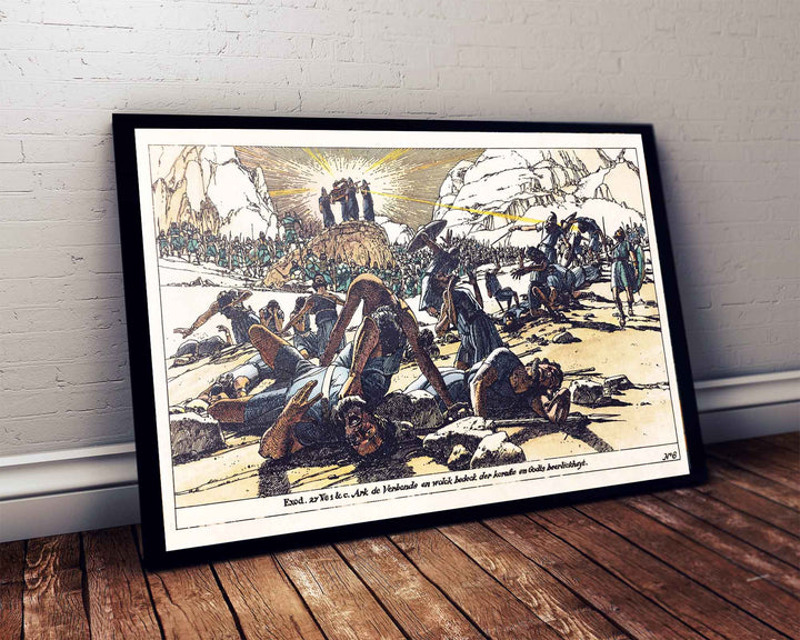 Ark of the Covenant Illustration Indiana Jones Framed Print, Canvas, Poster