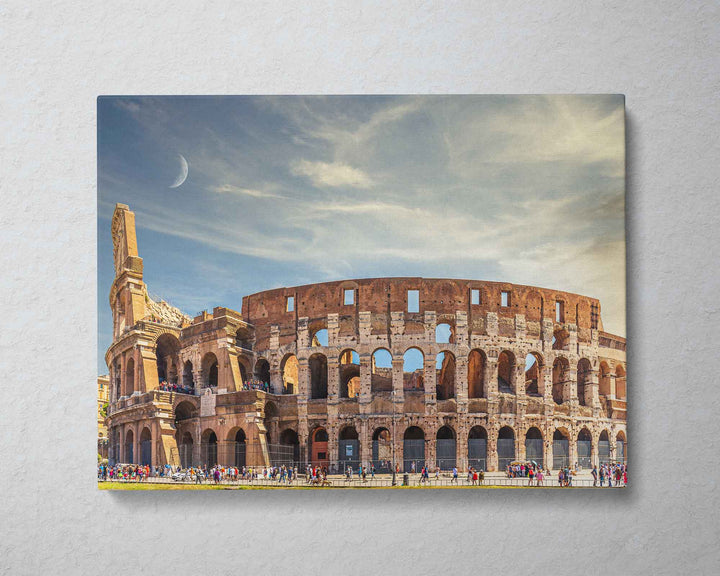 The Roman Colosseum Tourism Framed Print, Canvas, Poster