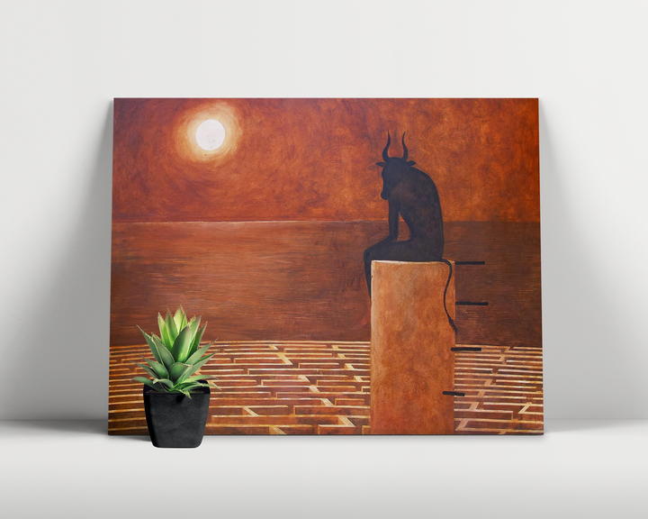 The Minotauro (2011) by Jordi Garriga Mora Framed Print, Canvas, Poster