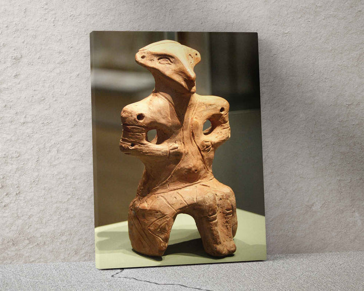 Vinca Clay Figurine Framed Print, Canvas, Poster